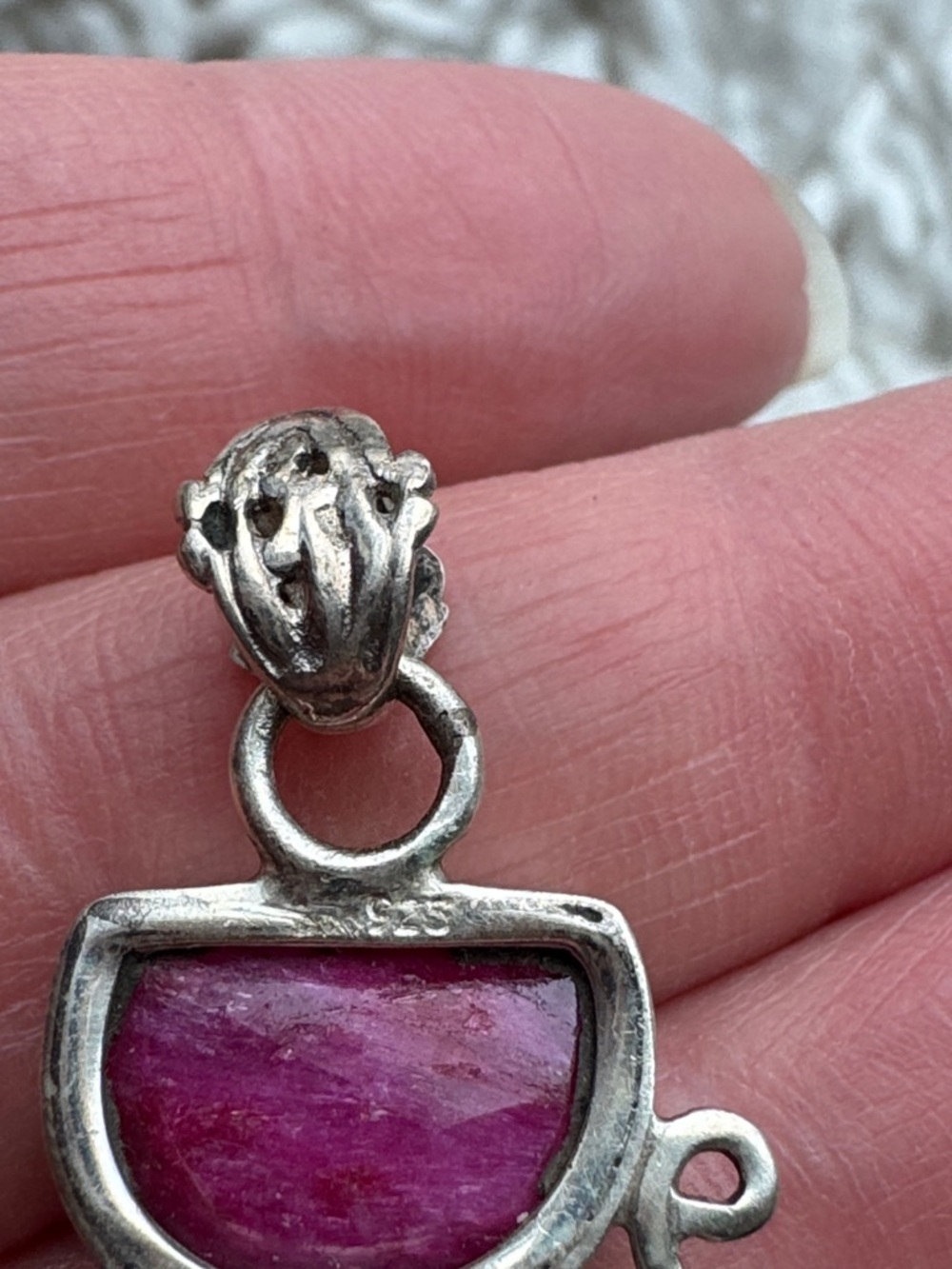 Sterling Silver Pendant - Picture 3 of 3